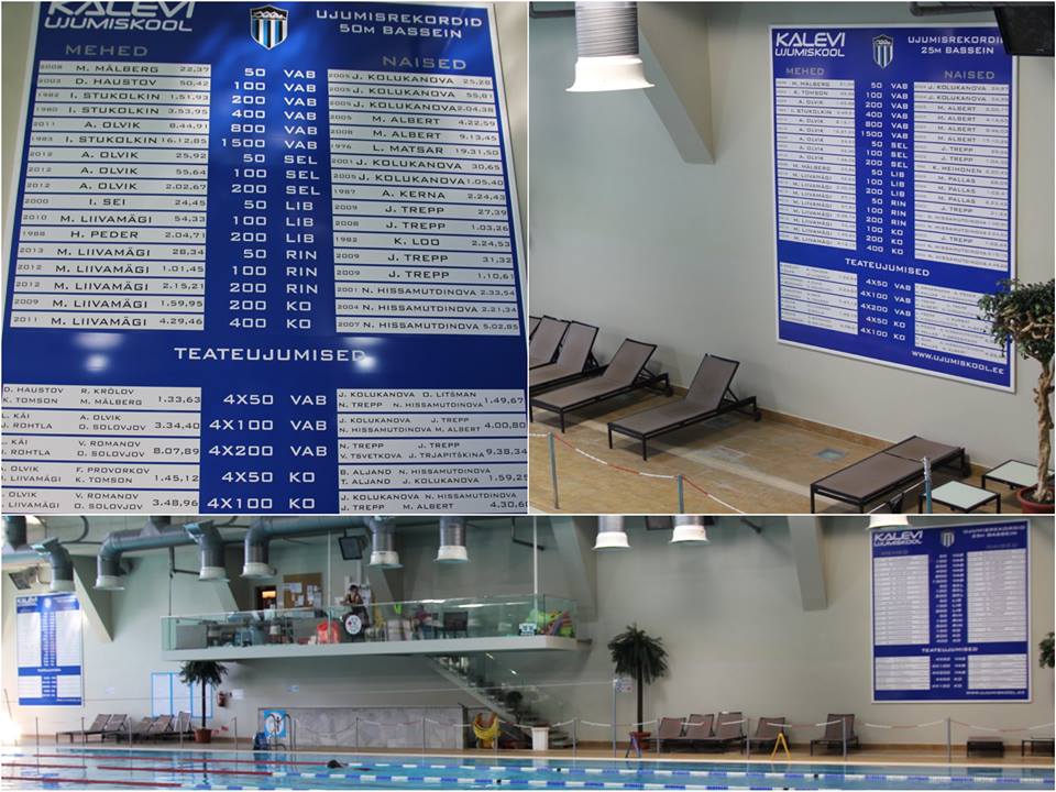 Kalev Spa seinad täienesid Ujumiskooli rekorditega