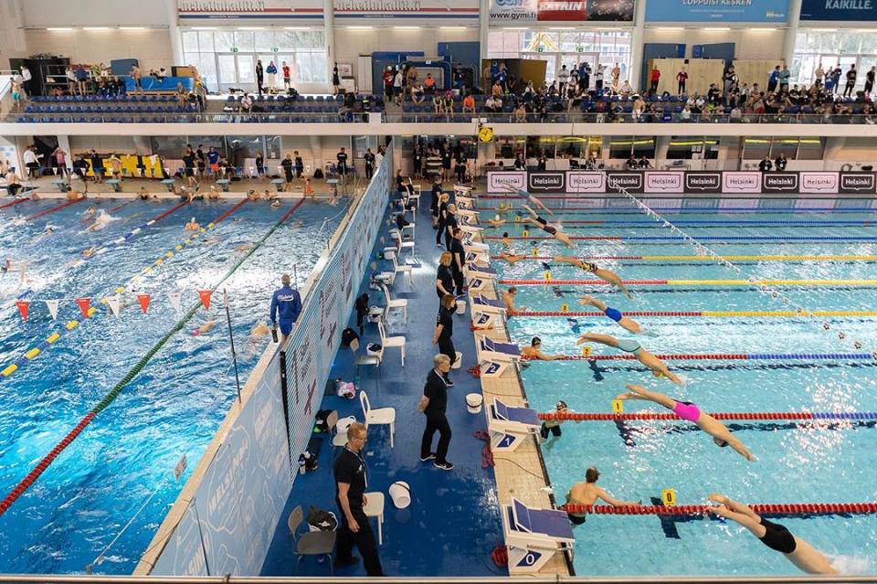 Kalevi Ujumiskool “Helsinki Swim Meetil” Eesti ujumisklubidest edukaim