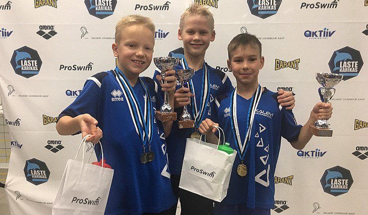 TUBLI TÖÖ! Pardikesed tegid Laste Karika I etapil 22 auhinnalist ujumist