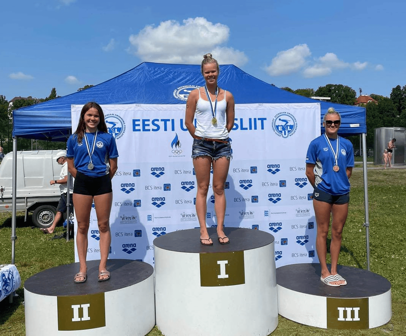 Eesti avaveeujumise meistrivõistlustel võideti mitmeid medaleid